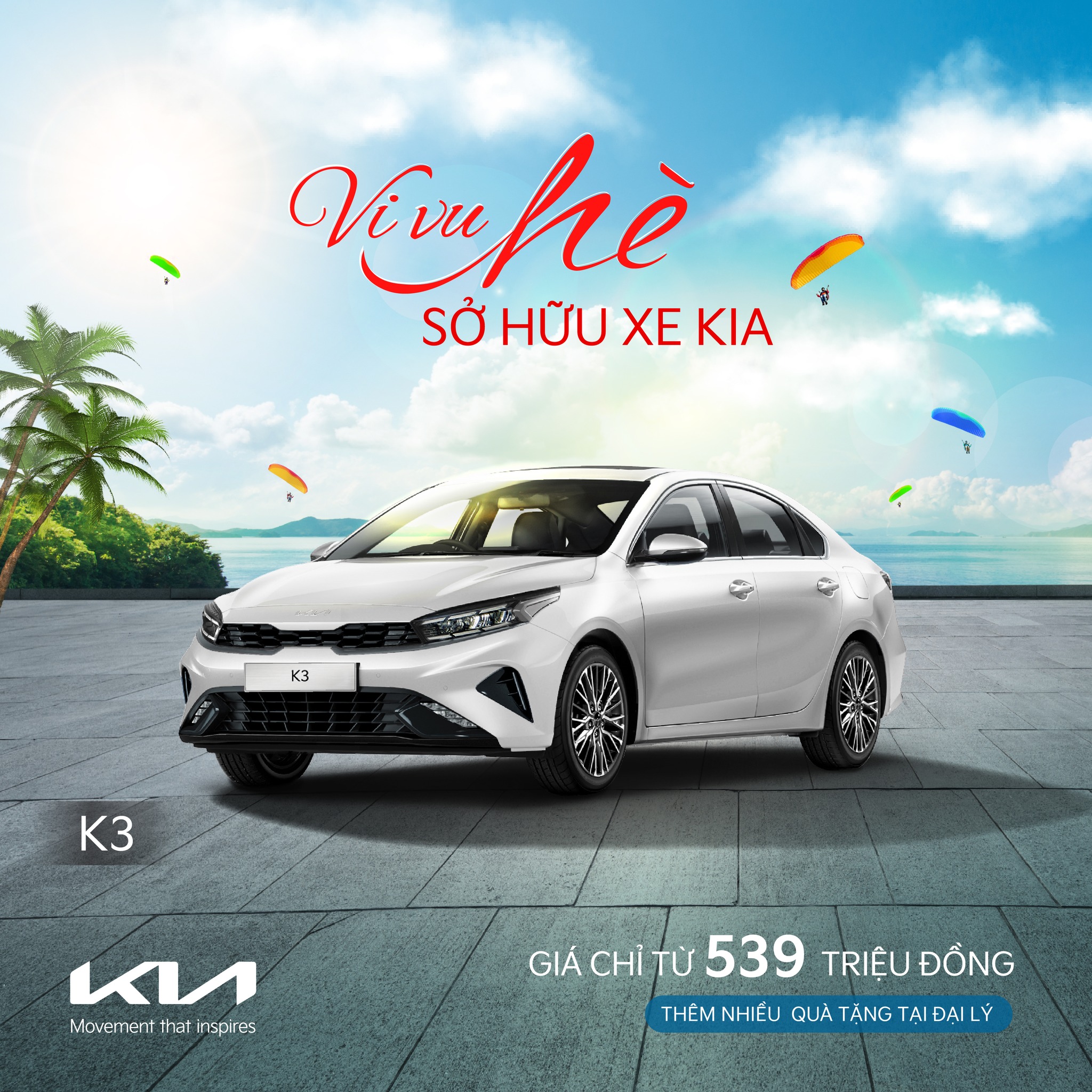 Vui đón hè an tâm di chuyển cùng KIA