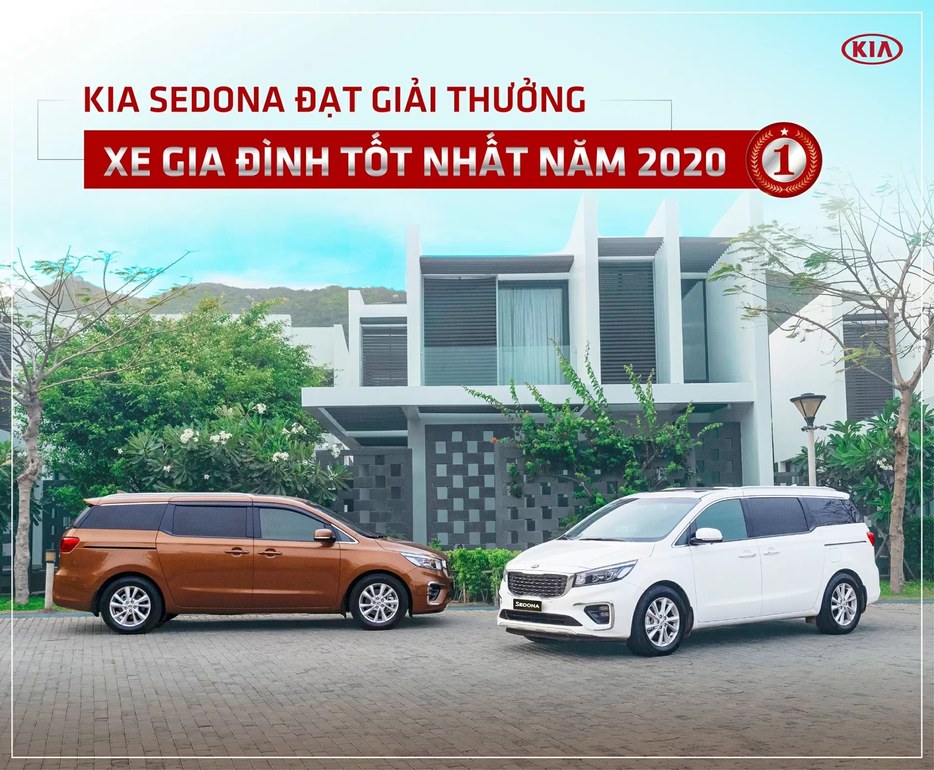 Kia Sedona đạt giải thưởng xe gia đình tốt nhất năm 2020