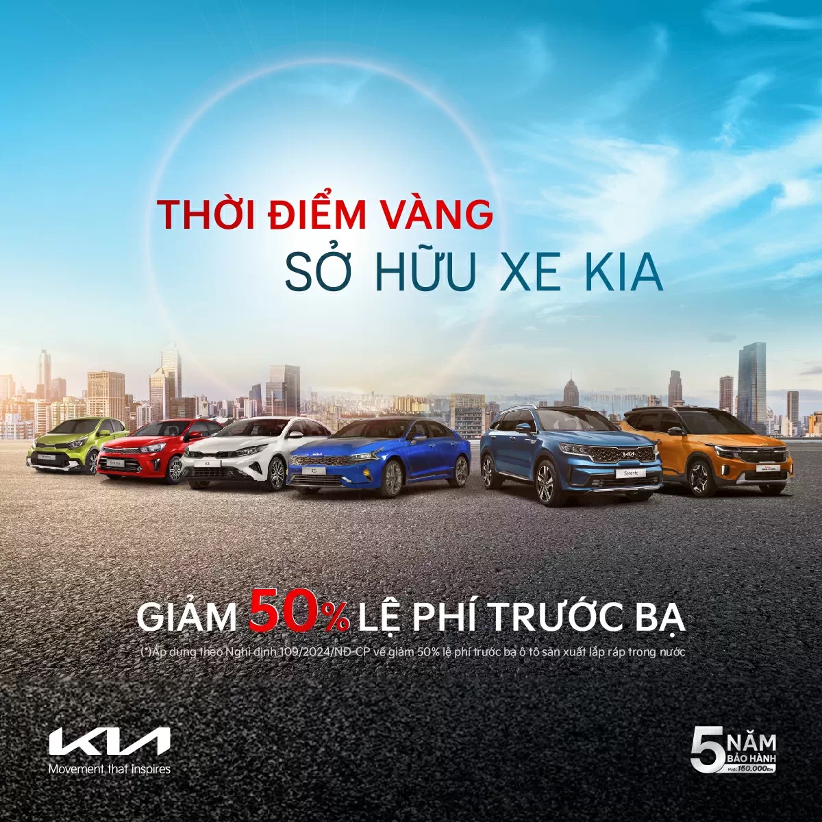 CƠ HỘI VÀNG: SỞ HỮU XE KIA TIẾT KIỆM LÊN ĐẾN 170 TRIỆU ĐỒNG