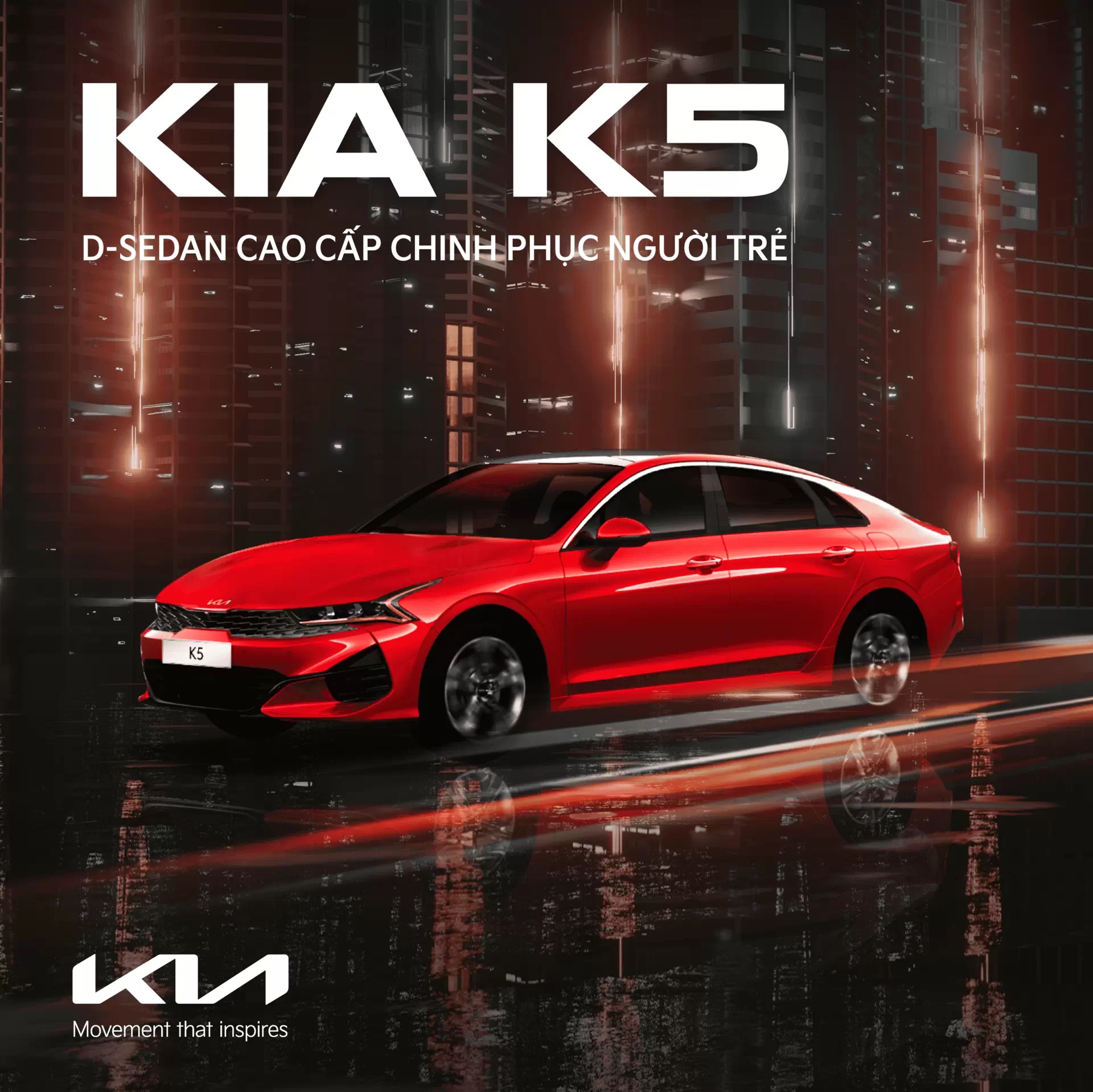 Kia K5 – D sedan cao cấp chinh phục người trẻ