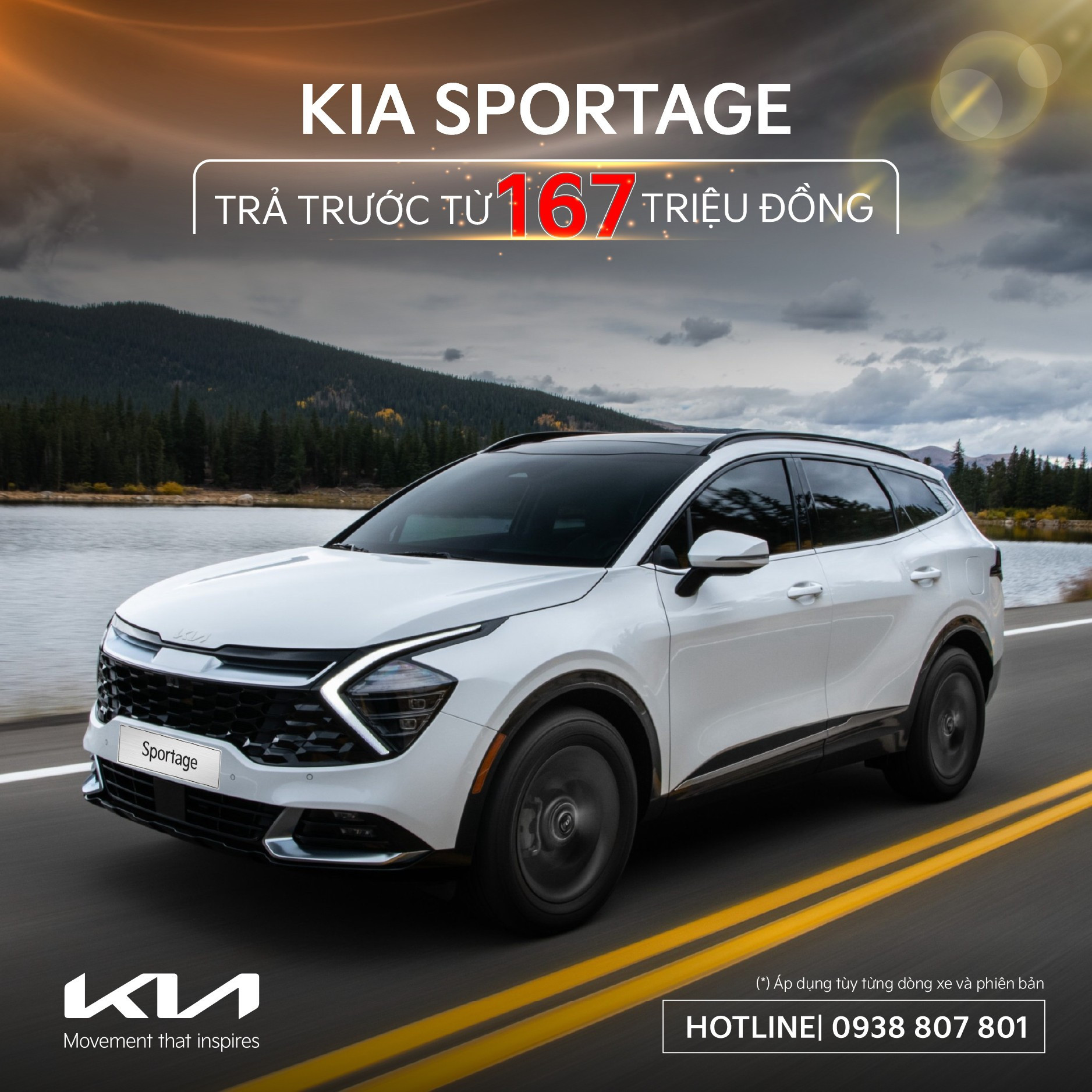 TRẢ TRƯỚC 167 TRIỆU RƯỚC KIA SPORTAGE ƯU ĐÃI 50% PHÍ TRƯỚC BẠ