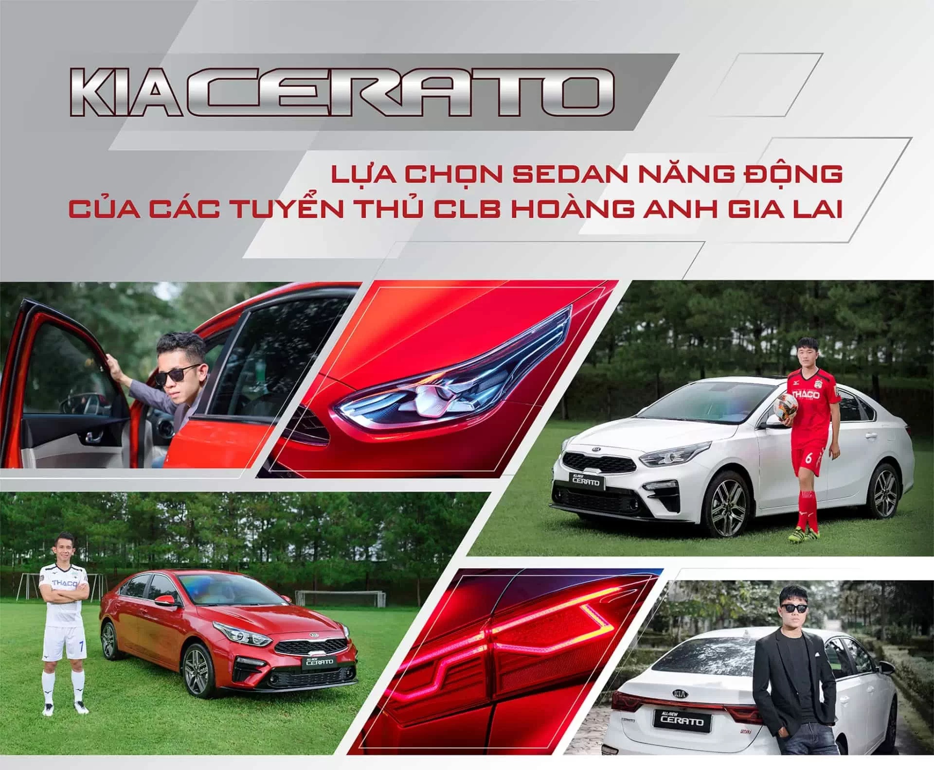 Kia Cerato - Lựa Chọn Sedan Năng Động Của Các Tuyển Thủ Clb Hoàng Anh Gia Lai