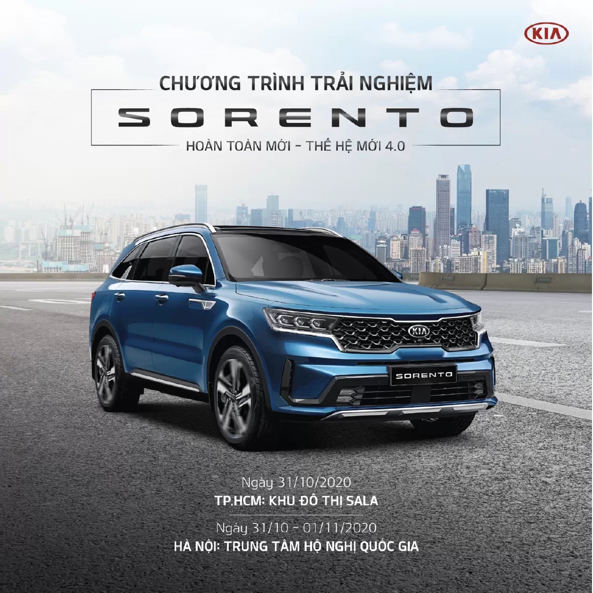 Cùng Kia Việt Nam Trải Nghiệm Kia Sorento (All New) Tại TP.HCM & HN