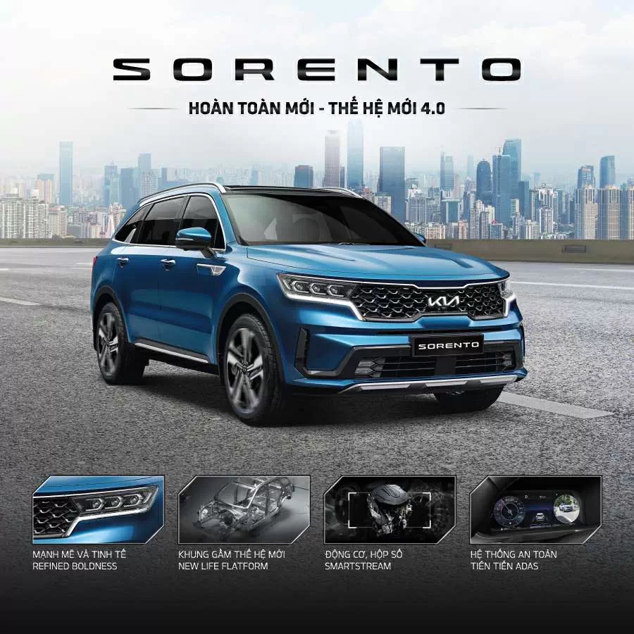5 điểm vượt trội trên Kia Sorento chinh phục khách hàng Việt