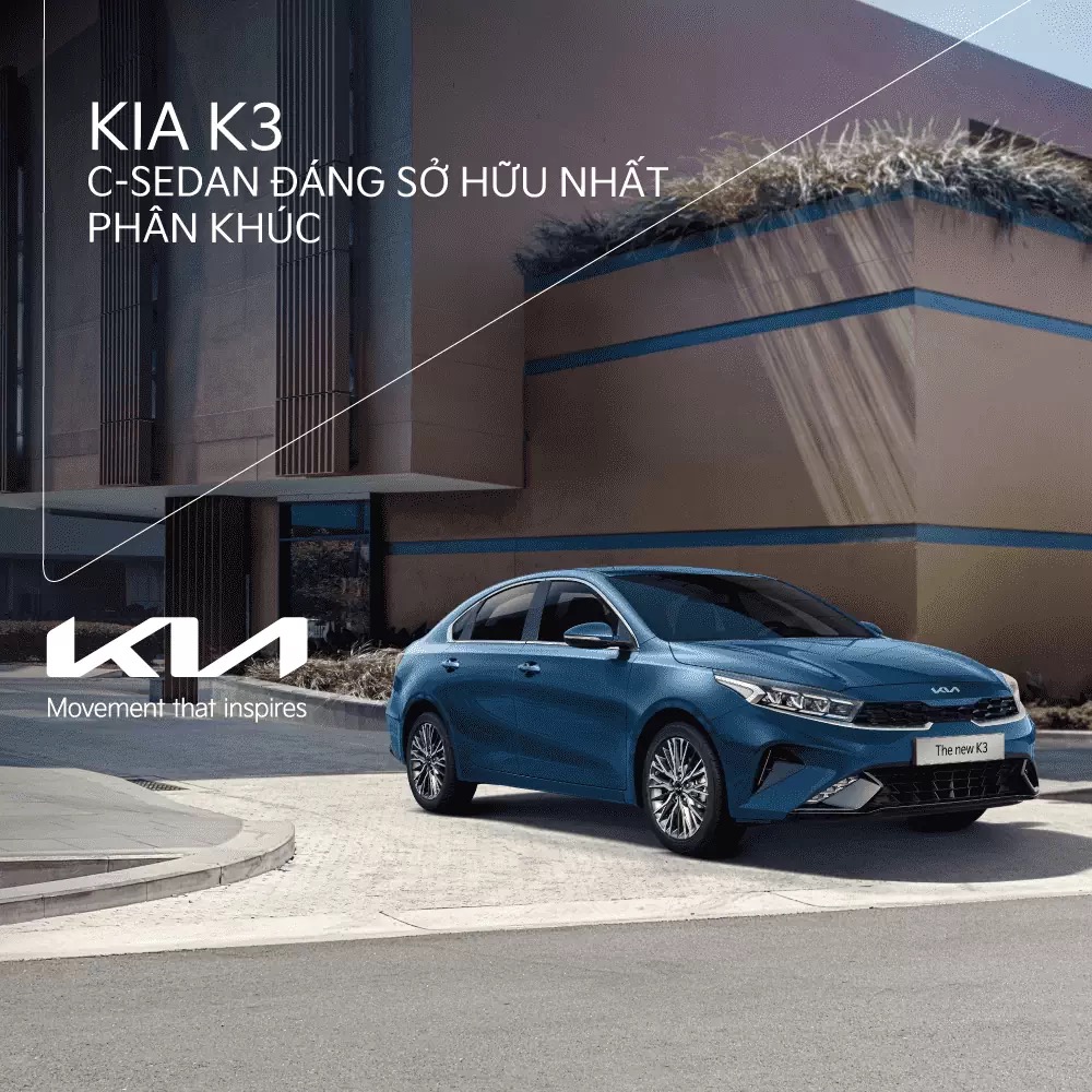 Kia K3 – Sedan hạng C đáng sở hữu nhất phân khúc