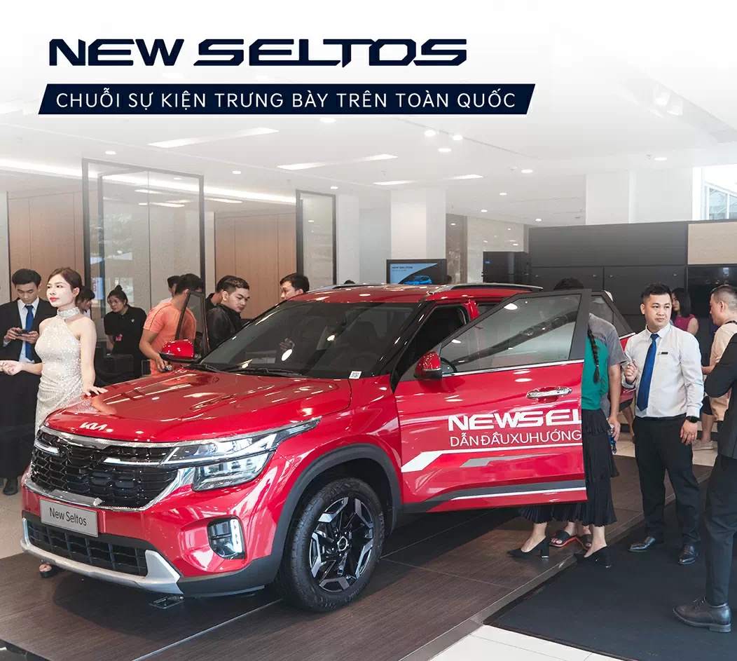 Chuỗi sự kiện trưng bày và giới thiệu Kia New Seltos tại hệ thống Showroom Kia trên toàn quốc