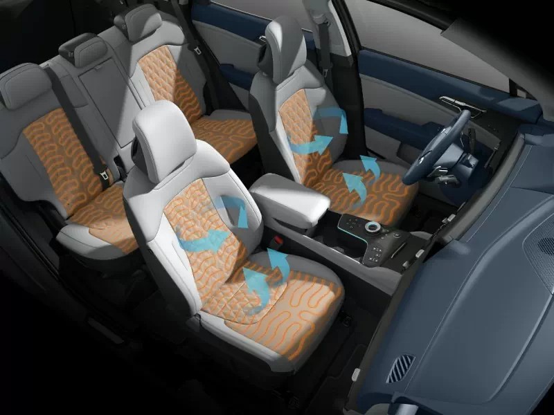 New Sportage Hybrid - Noi that - Hang ghe truoc tien nghi